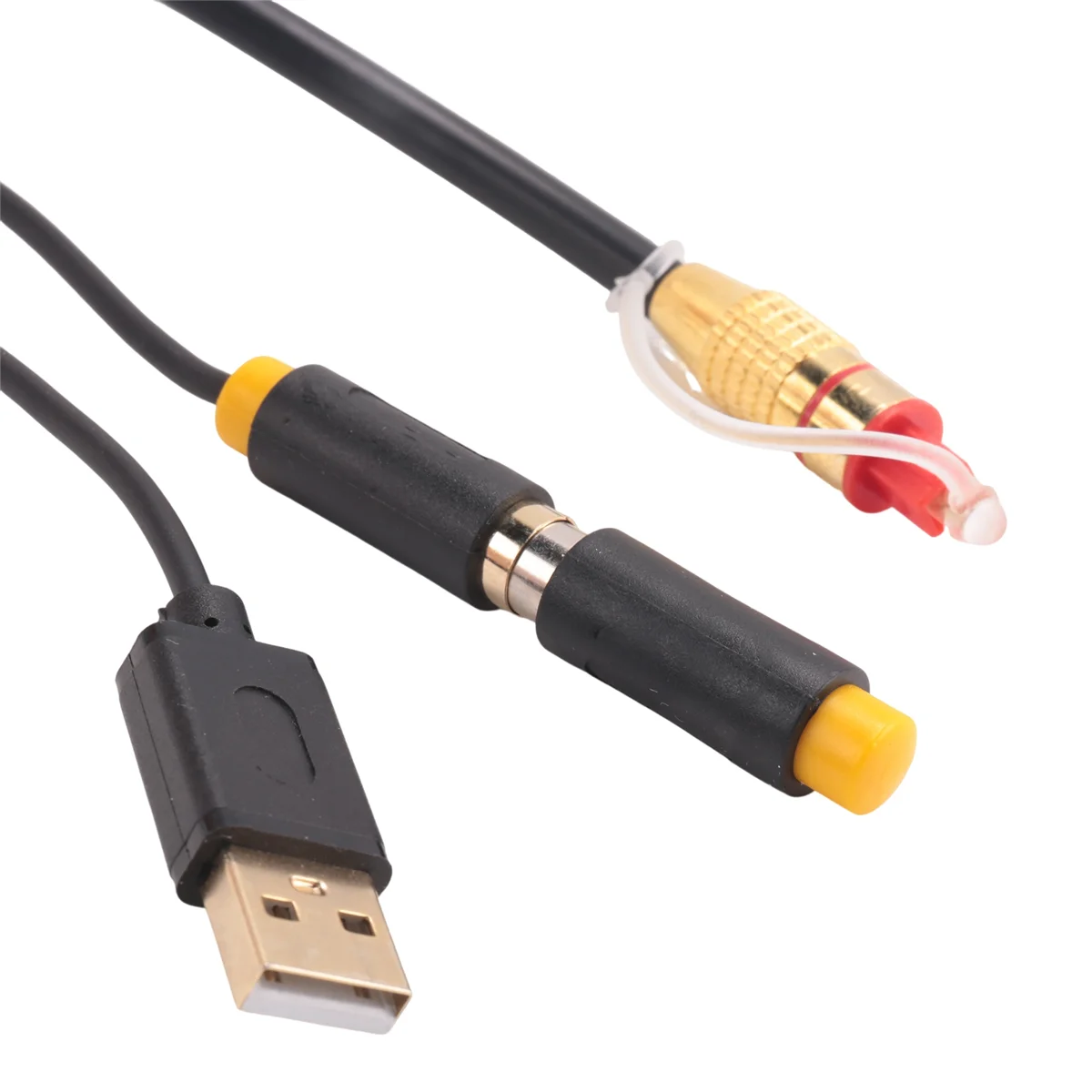Digital to Analog Audio Conversion Cable, Digital SPDIF/Optical & Coaxial to Analog L/R RCA Audio Cable for Xbox/PS5/TV TQ