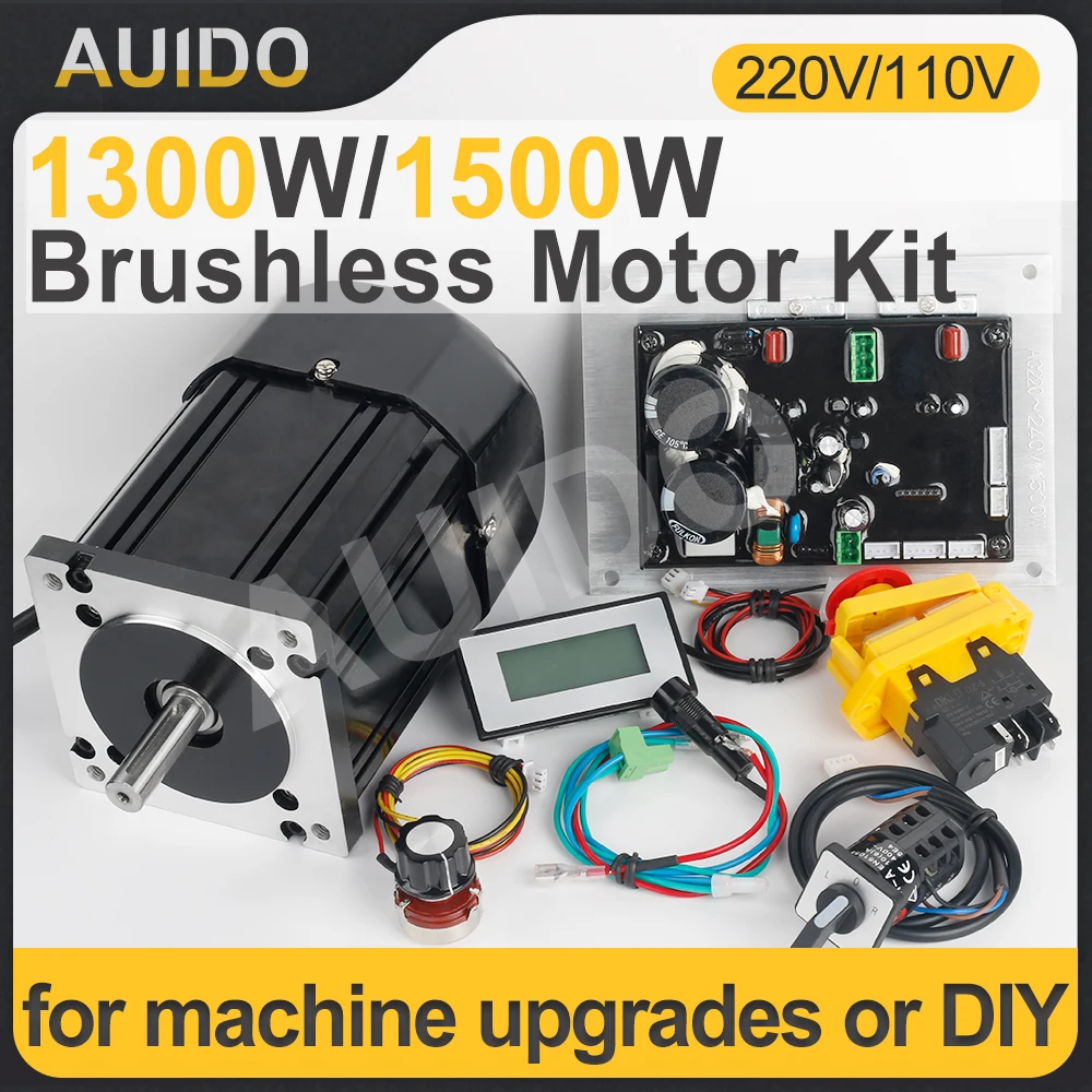 

1300W-1500W Brushless Motor 220V 110V Circuit Control Board Kit for WMD290 XJ9532 DIY Upgrade and Transformation