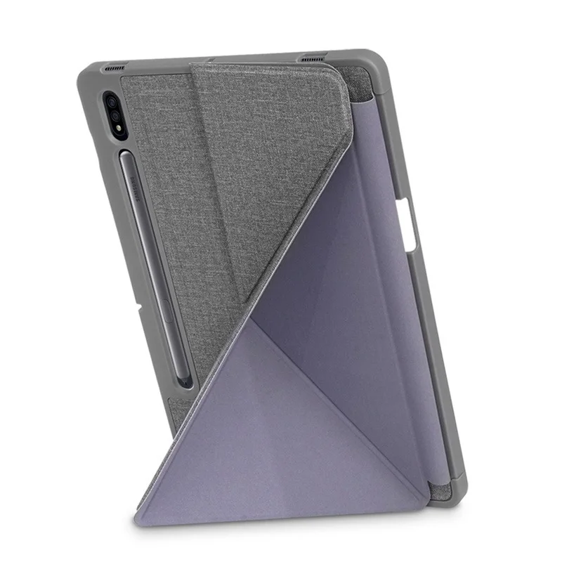 Casing Magnetis untuk Samsung Galaxy Tab S7 S8 Plus Casing S7 FE Tempat Pensil Sampul Lipat Pintar Funda Para untuk Casing Galaxy Tab S7