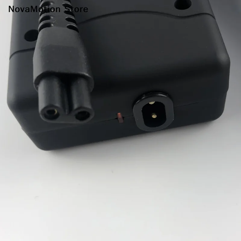 [NM]1Pc EU Plug Double Hole Charging Cable 220V 110V Direct Charging Torch Light Charger Power Cord Flashlight Accessories[NM]