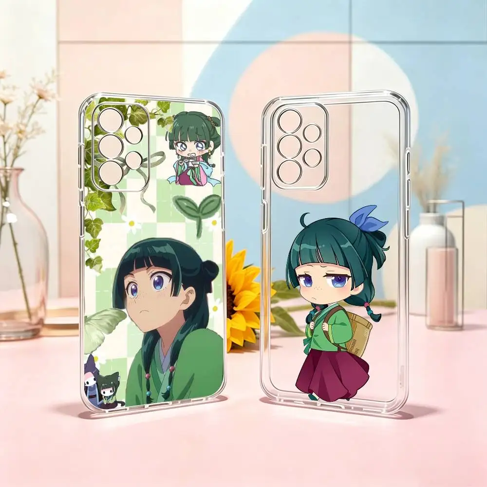 The Apothecary Diaries Maomao-O  Phone Case Transparent Silicone Soft For Samsung S25,S24,S21,S22,S23,S30,Ultra,S20,Plus,Fe Gift