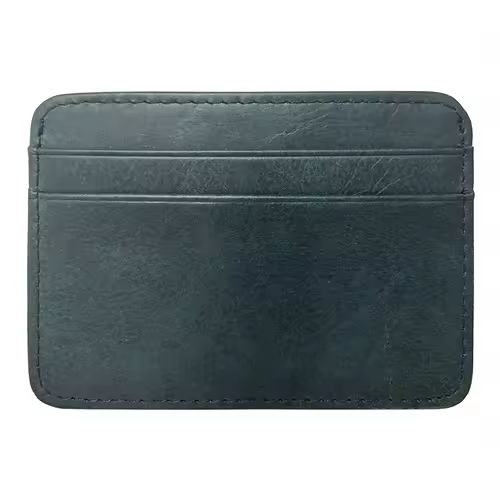 New Cow Leather Men's Card Bag Coin Purse Slim Credit Card Holder Wallet For Men and Women ID Card Pocket - Image 10