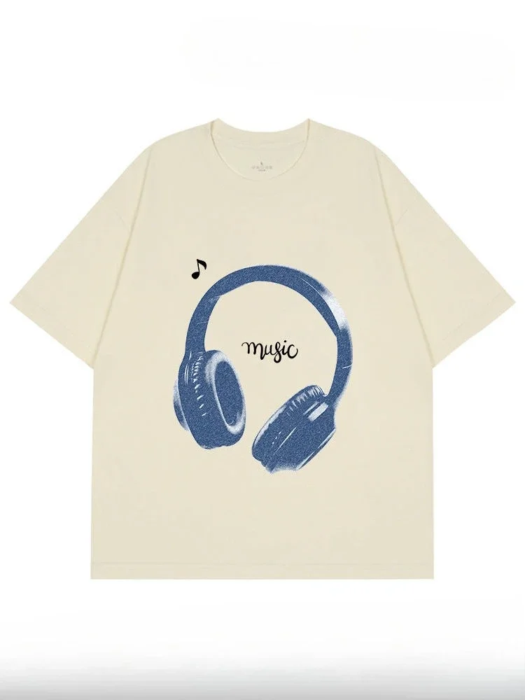 الرجال والنساء القطن تي شيرت المحملة Casuai قصيرة الأكمام Crewneck قمة الموضة الشارع الشهير الخريف قميص الجرافيك تي شيرت #6