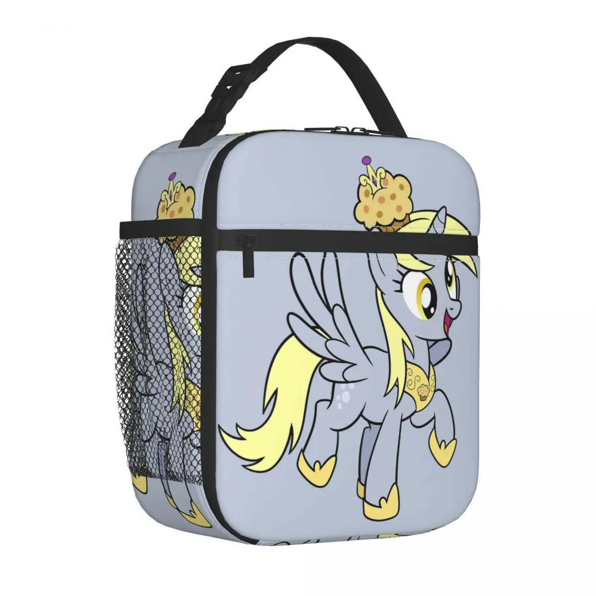 Derpy Hooves The Muffin Queen Insulated Lunch Bags Large Mlp Meal Container Cooler Bag Tote Lunch Box School Food Storage Bags