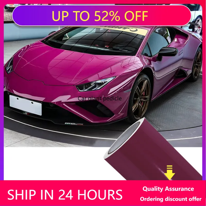 

Gloss Crystal Star Ruby Car Wrap Film Auto Plastic Auto Plastic Assurance Air passage pattern Stickers Covering Foil Air