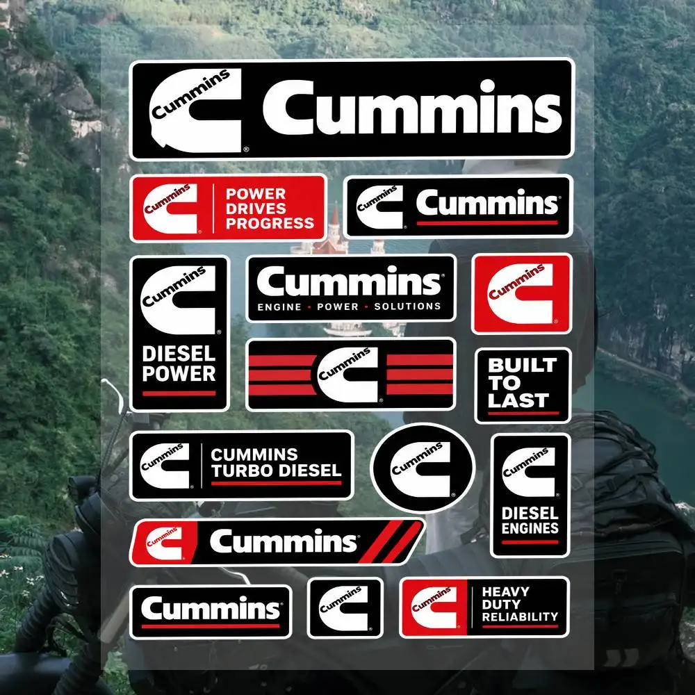 A-CuM-M-ins Sticker Sheet Waterproof Vinyl Decals Racing Logo Stickers For Moto Helmet Car Bike Laptop Stickers