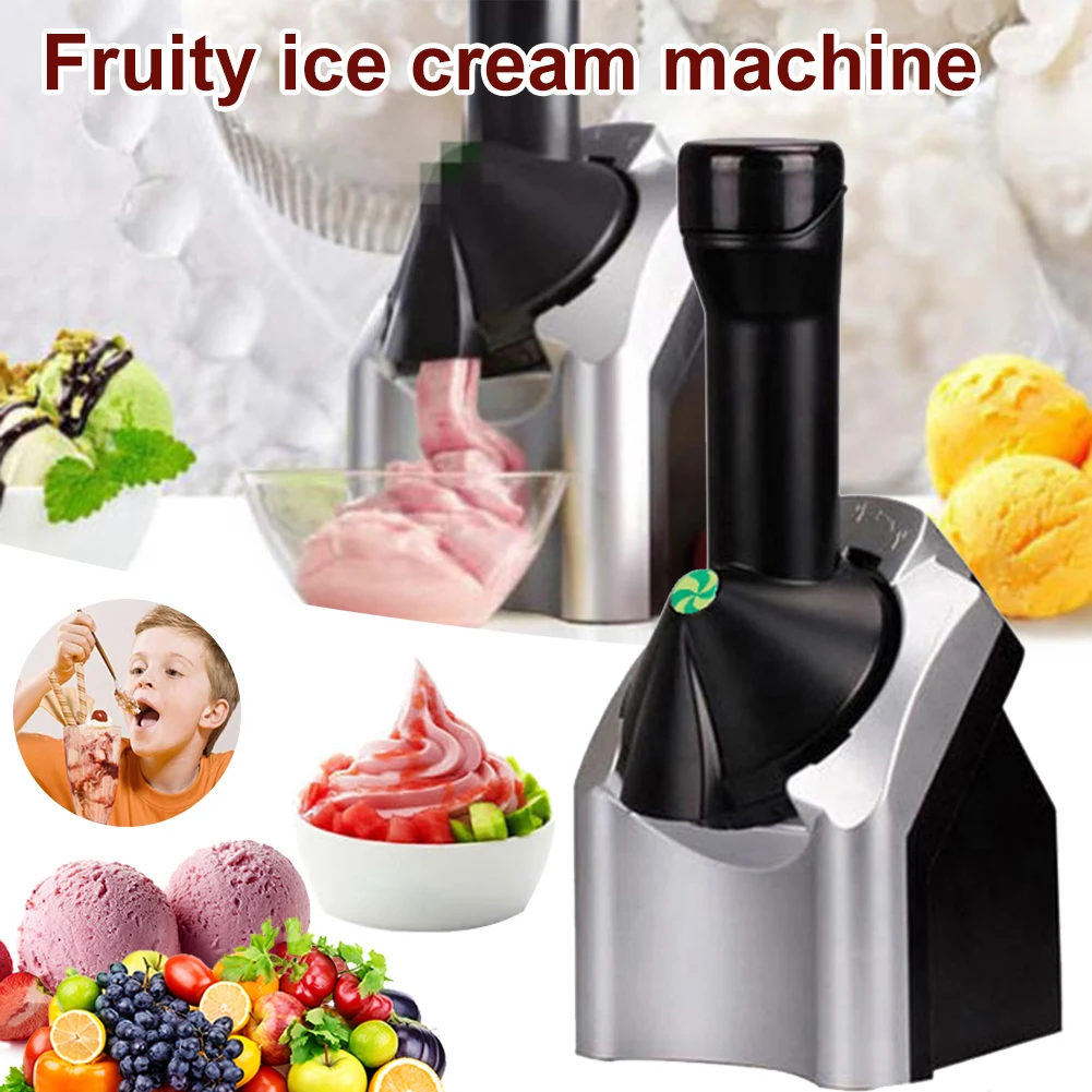 High Quality Automatic Ice Cream Machine Fruit Ice Cream Maker Frozen Fruit Dessert Milkshake Machine Household Ice Cream Tools