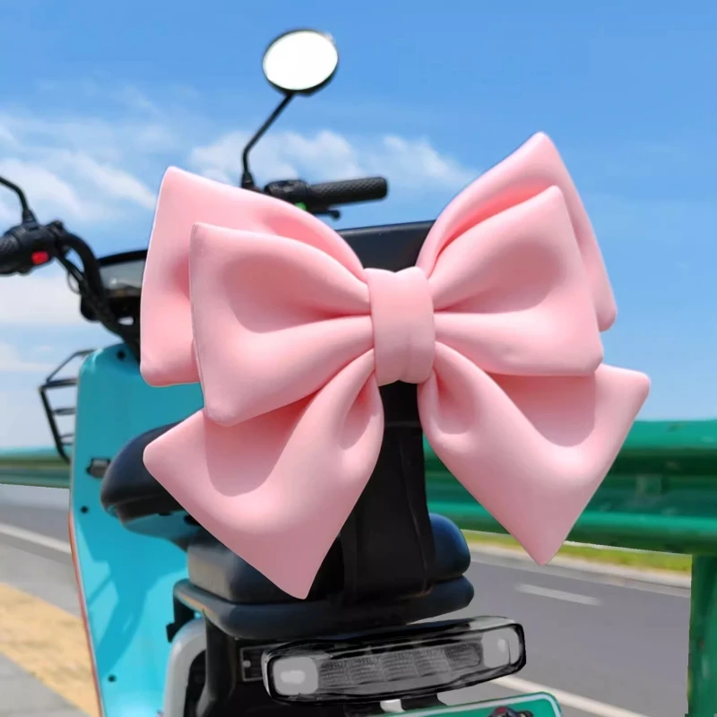 

Motorcycle Rear Seat Decoration Electric Car Accessories, Backrest Tail Tie Car Decoration Helmet Decoration