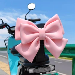 Motorcycle Rear Seat Decoration Electric Car Accessories, Backrest Tail Tie Car Decoration Helmet Decoration