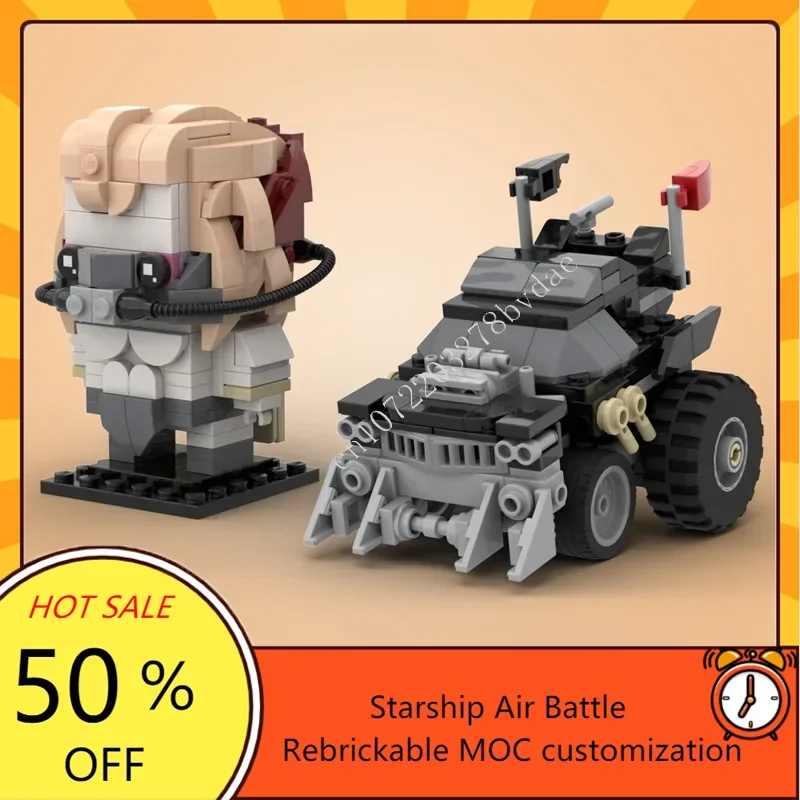 

371 шт. MOC Immortan Joe & Gigahorse набор головоломок-классическая мультяшная архитектура DIY сборка Рождественская игрушка в подарок для детей в возрасте