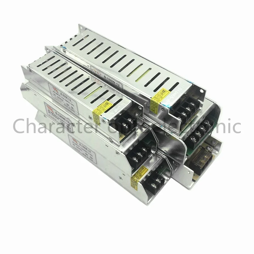 12 v LED Power Supply 3 5 8.5 10 15 30 A DC 12V LED Driver Adapter Lighting Transformers 36W 60W 120W 150W 180W 200W 240W 360W