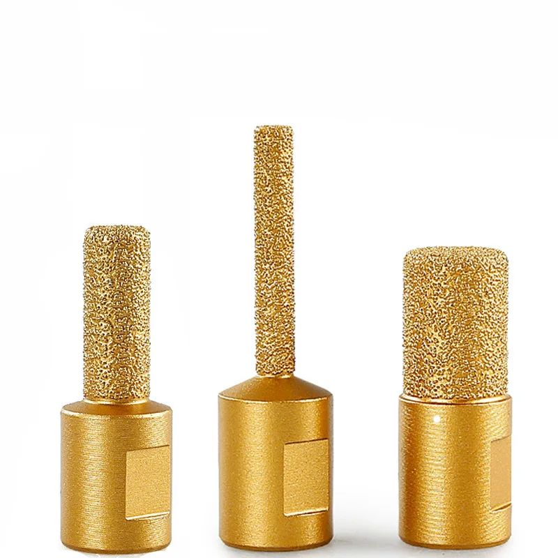 

M10 паяные алмазные корончатые сверла, долбежная резьба, фреза для мрамора, кварца, гранита, угловая шлифовальная машина, сверло