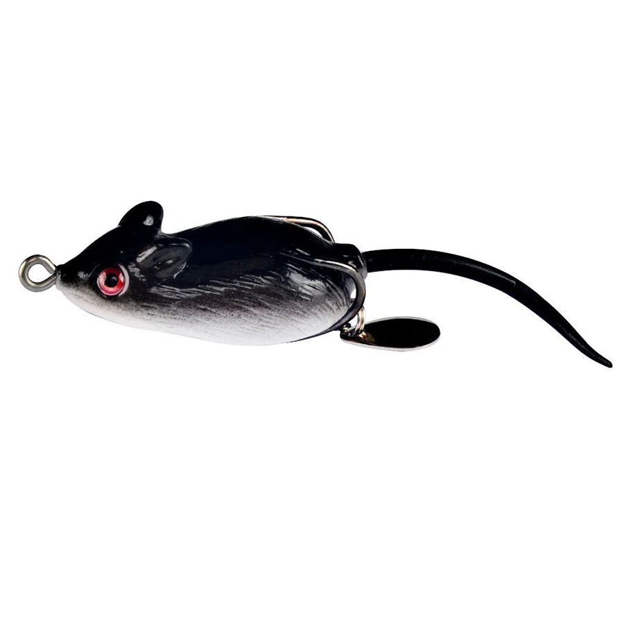1pcs Soft Plastic Mice Rat Tube Frog Artificial Bait For Fishing Tackle Mouse Swimbait Pike Bass Floating Fishing Lures Topwater image 3