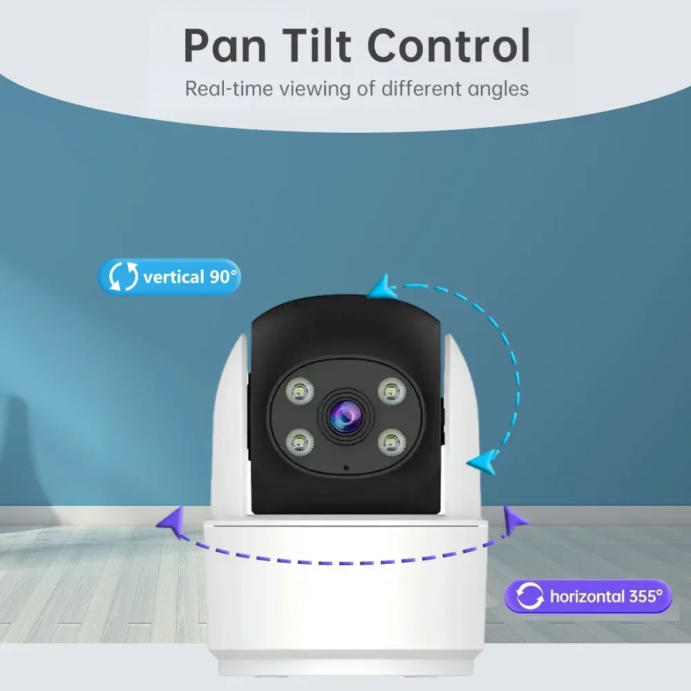 5MP WiFi Camera O-Kam App Smart Home Indoor Wireless IP Surveillance Camera AI Detect Automatic Tracking Security Baby Monitor