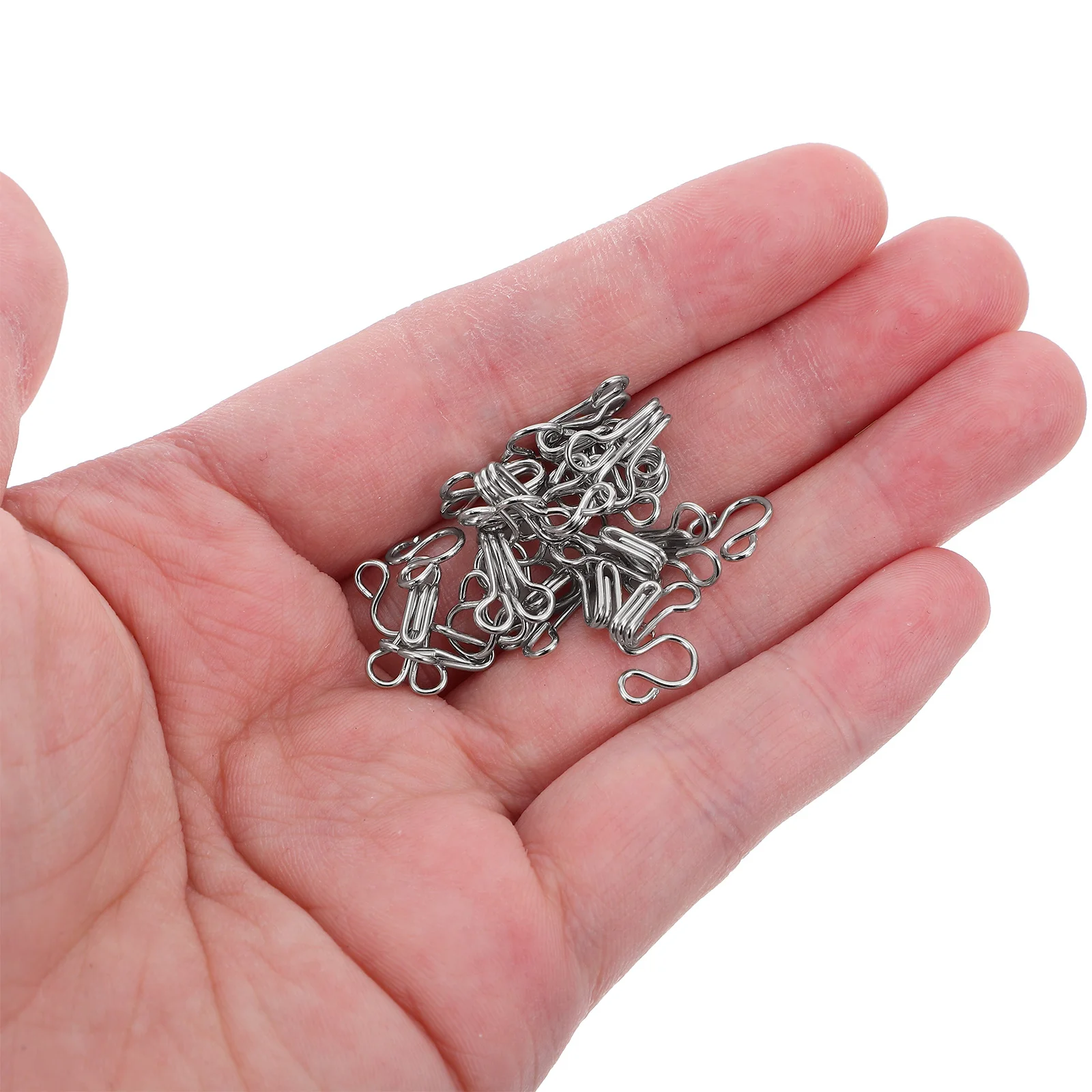 

240Pcs Metal Hooks and Eyes Closure for Sewing Bras Corsets Jackets Dresses Skirts Clothing Fasteners DIY Crafts