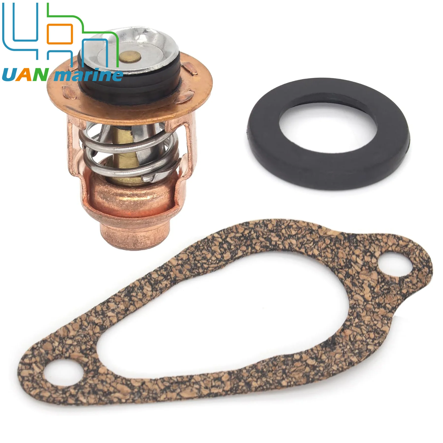 8M0119207 140℉ 60℃ Thermostat Kit for Mercury 4-Stroke 8 9.9 15 20 25 30 HP EFI Outboard Motor 855676002 8M0139434 855676005