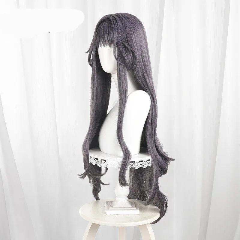Pelucas de Cosplay Waguri Kaoruko de 90cm para mujer, flores fragantes con dignidad, peluca de Cosplay, pelo sintético resistente al calor + gorro de peluca