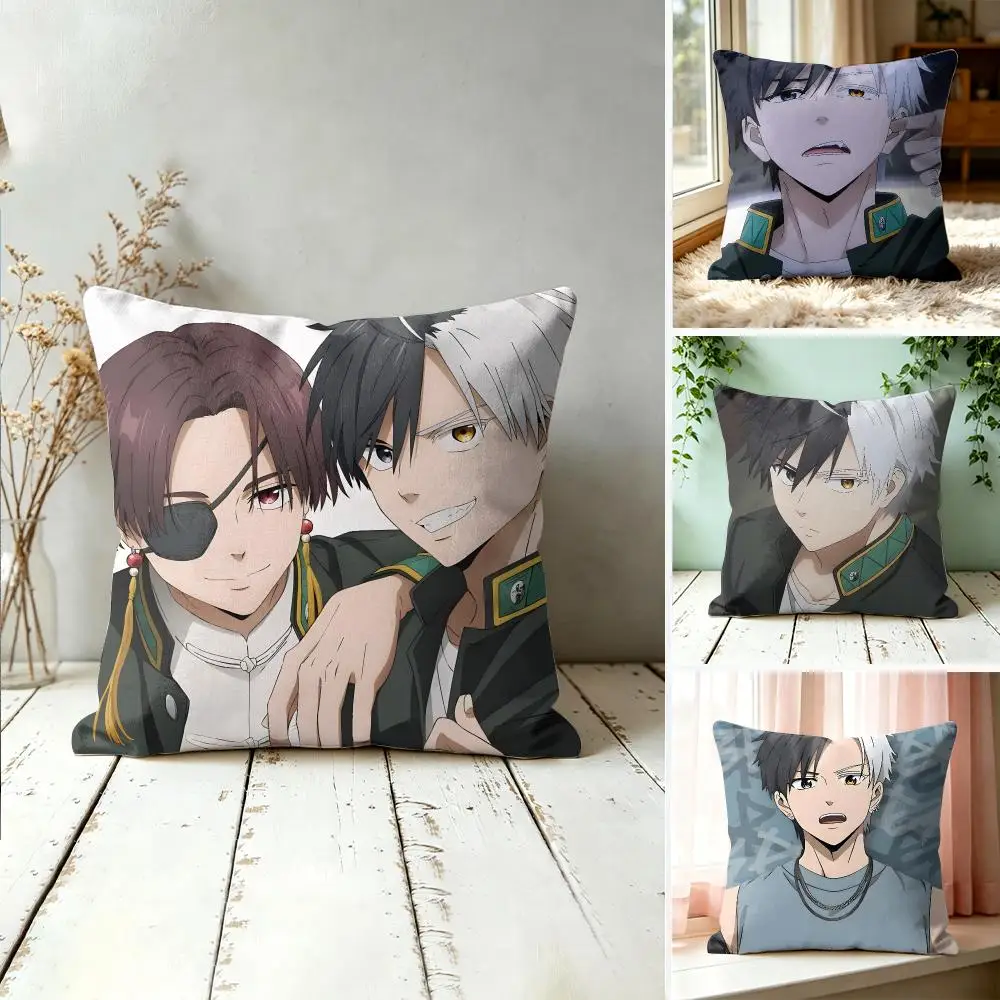 W-WIND B-BREAKER Cushion Cover Plush Fabric Soft Double-Sided Printed Sofa Warm Winter Home Gift Pillow Cover