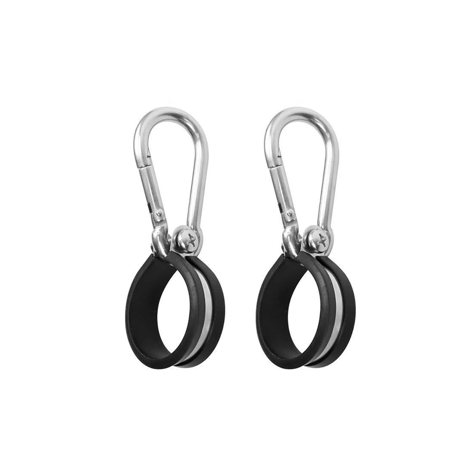 Clips Tube Holder Fasteners Rubber Cushioned Insulated Clamp Stainless Steel Cable Clamp For Pipe Wire Cord Installation