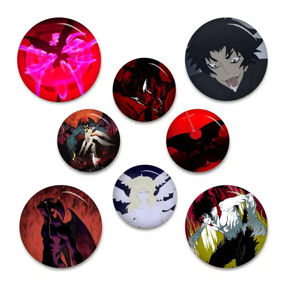 Pop Anime Devilman 32/44/58MM Customizable Button Pins Cute Funny Creative Badge Jewelry Decor Gifts For Friends