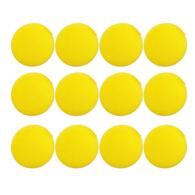 New 12Pcs/lot Round Shape Ceramic Foam Children's Drawing Water Absorbing Sponge Sculpture Pottery Tools Accessories