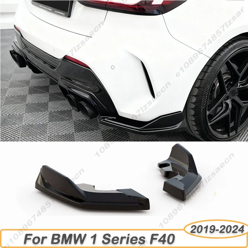 

Задние боковые сплиттеры для BMW серии 1 F40 M-Pack/M135i 128ti 2019-2024, задний бампер автомобиля, боковой диффузор, спойлер, комплект кузова, тюнинг