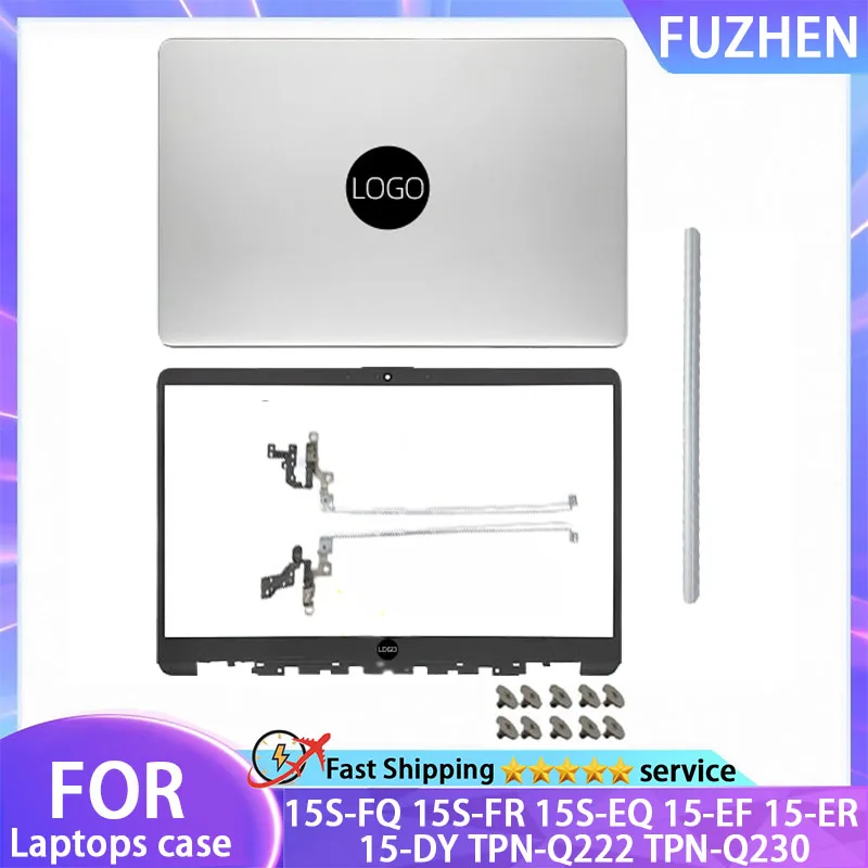 New For HP 15S-EF 15S-FR 15S-EQ 15-FQ 15-ER 15-DY TPN-Q222 TPN-Q230 Laptop LCD Rear Cover/Front Frame/hinged Cover