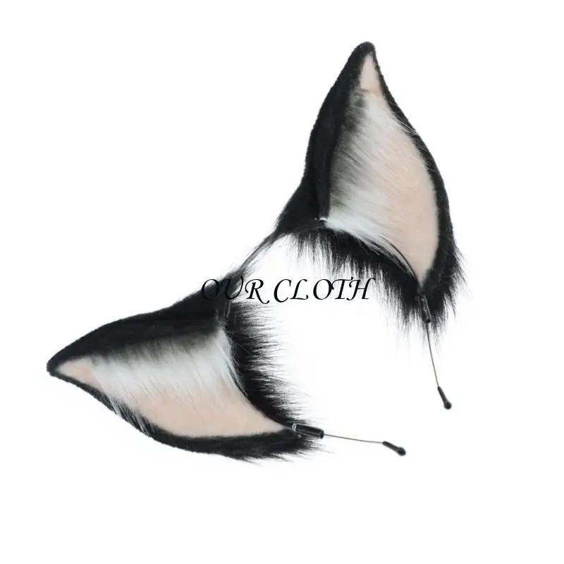 

Hairhoop Plush Bat Ears Hairband Bendable Ear Headband Costume Hairhoop Women Theme Party Animation Headpiece Y1AC