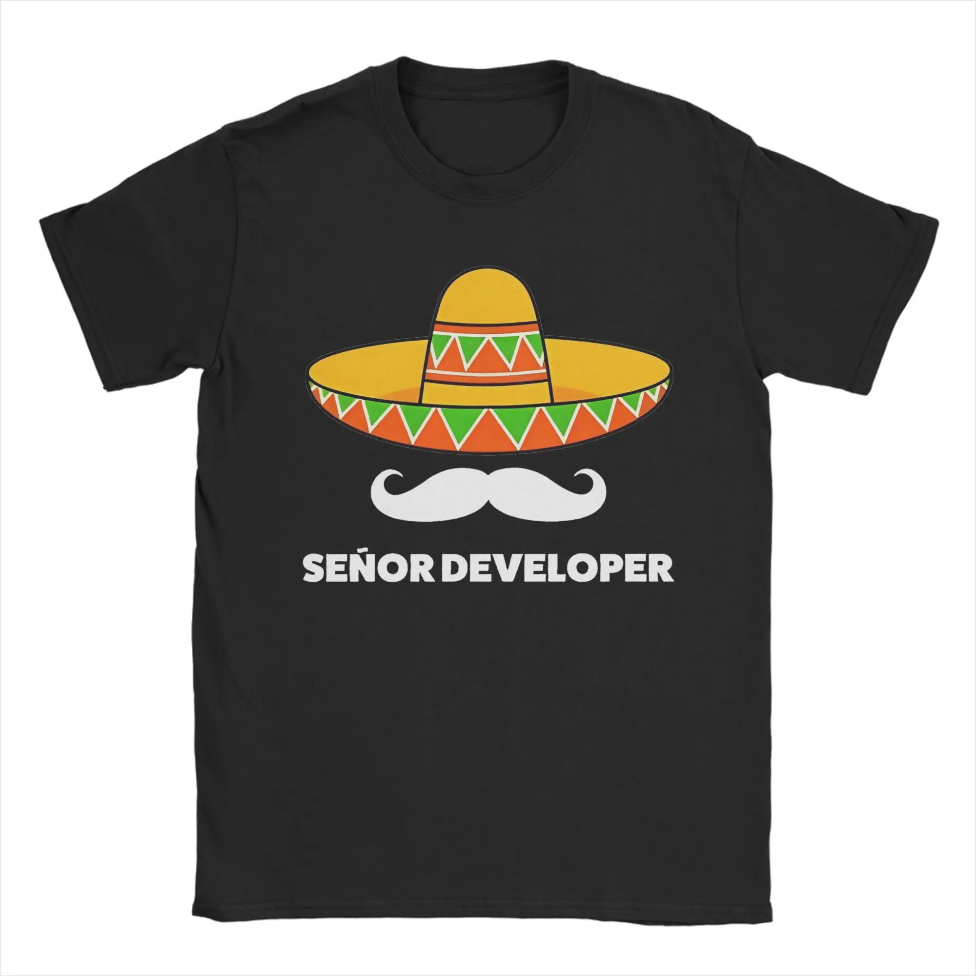 Senior developer T-Shirt Men Women Funny Programmer Casual 100% Cotton Tees Crewneck Short Sleeve T Shirts Graphic Printed Tops