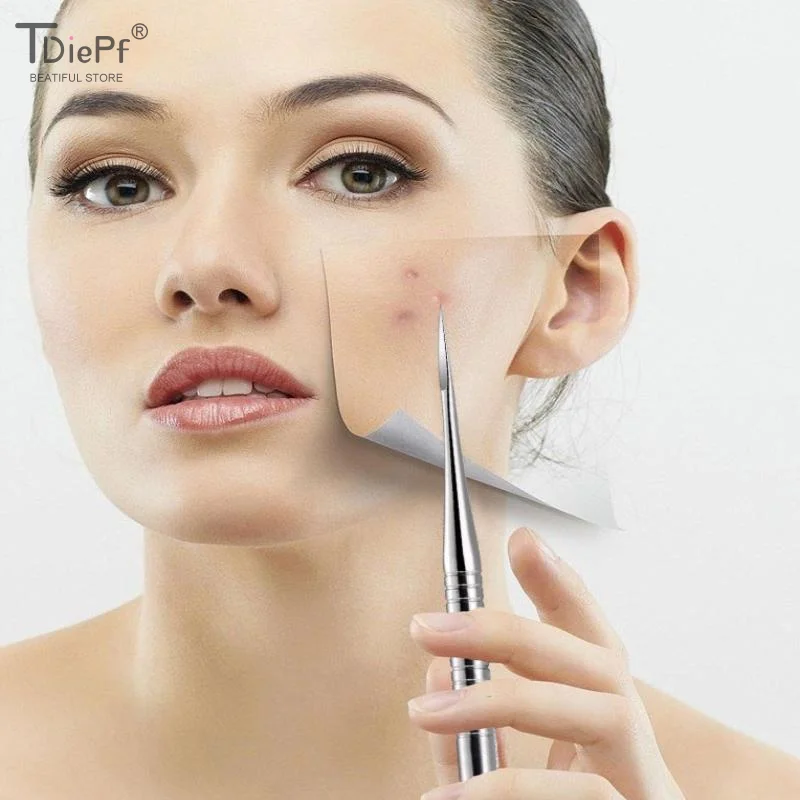 超微細細胞ニキビ黒ずみ白ニキビクリッププロフェッショナルビューティーサロンニキビ脂肪粒子除去ニードルツール美容ツール