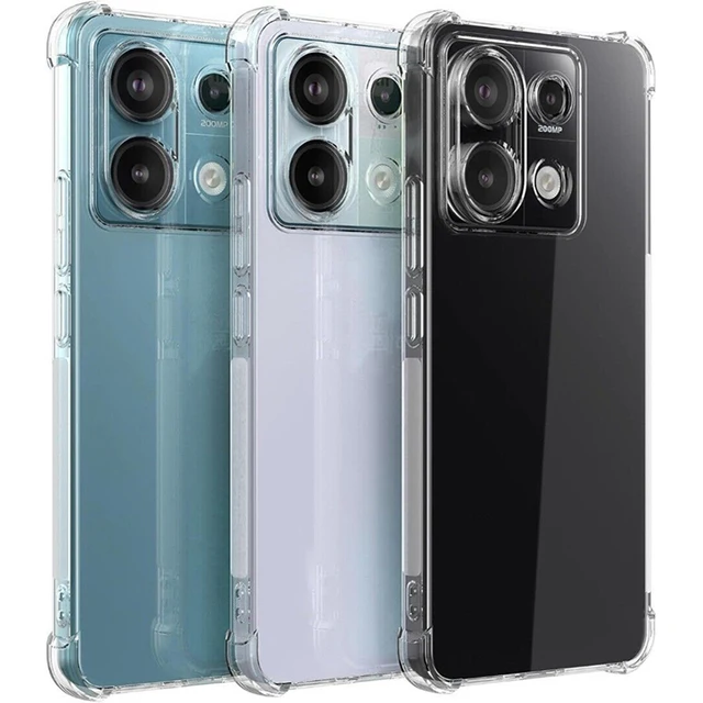 Luksusowe, przezroczyste etui odporne na wstrząsy dla Xiaomi Redmi Note 13 12 11 Pro Plus Pokrowiec na telefon Redmi Note 10 9 PRO MAX 10S 9S Pokrowiec na telefon