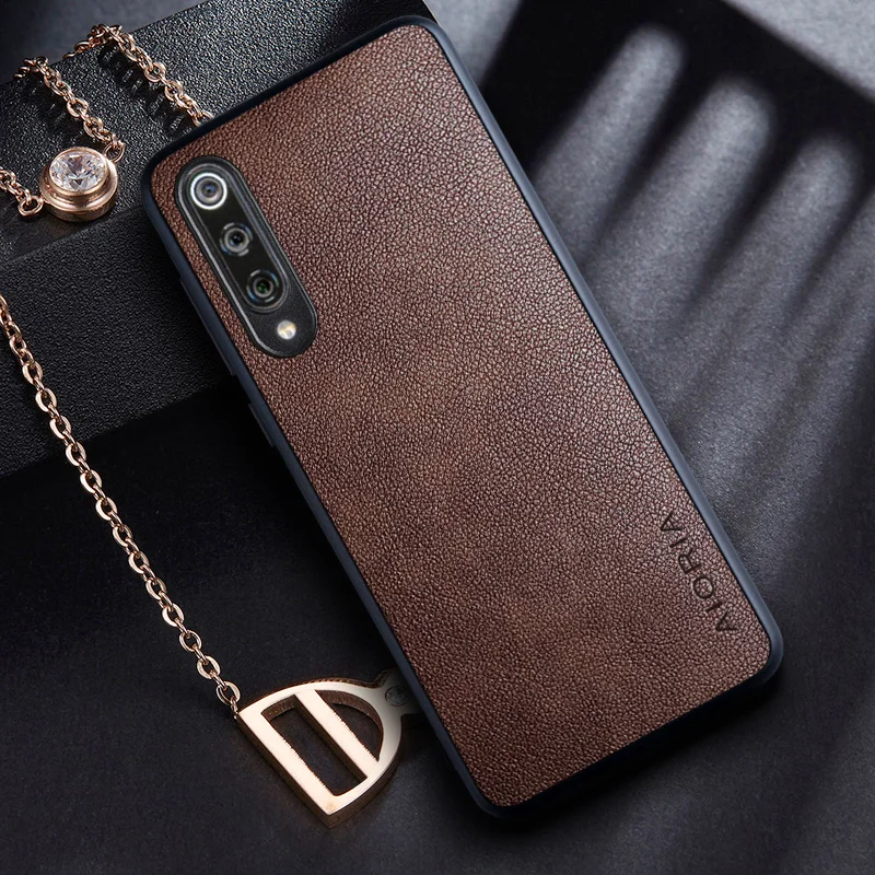 Case for Xiaomi Mi 9 SE 9 Lite Pro 5G with Vintage Leather Skin ,Full Protection Silicone cover for xiaomi mi 9 lite 9se case