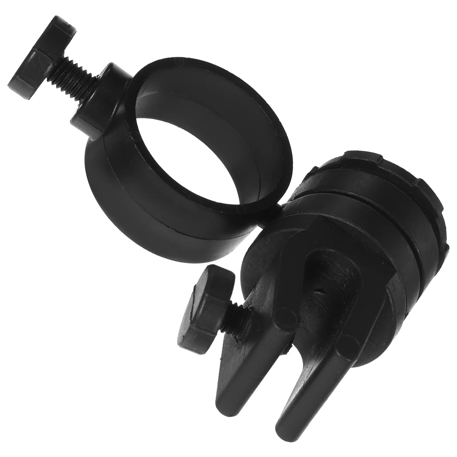 Hard Hat Flashlight Holder Mounting Clip Clips for Headlight Stand Headlamp Abs on Side Accessories