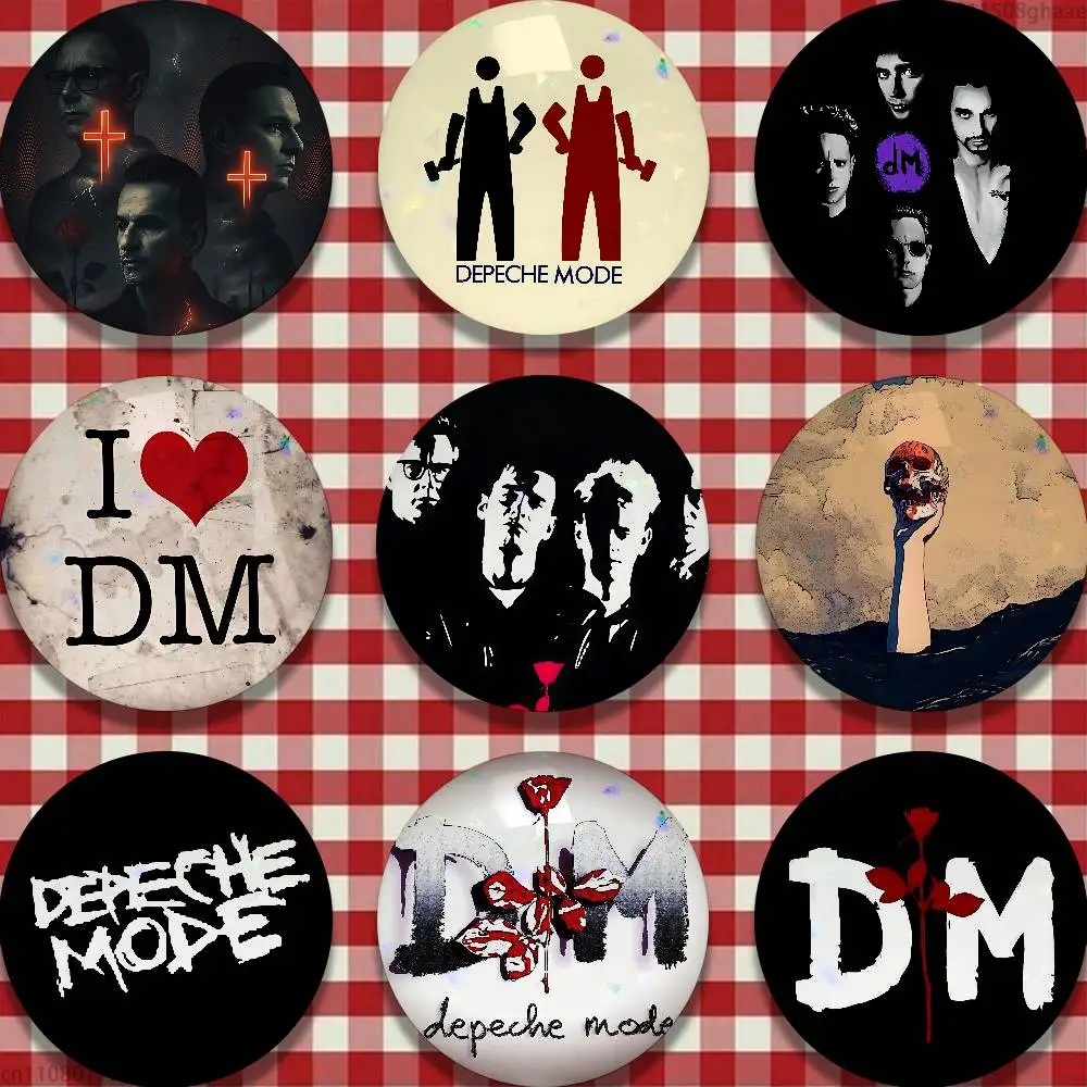 

D-Depeche-Mode 32/44/58mm Handmade Pins Round Brooch Badge Backpacks Clothes Jewelry Gifts