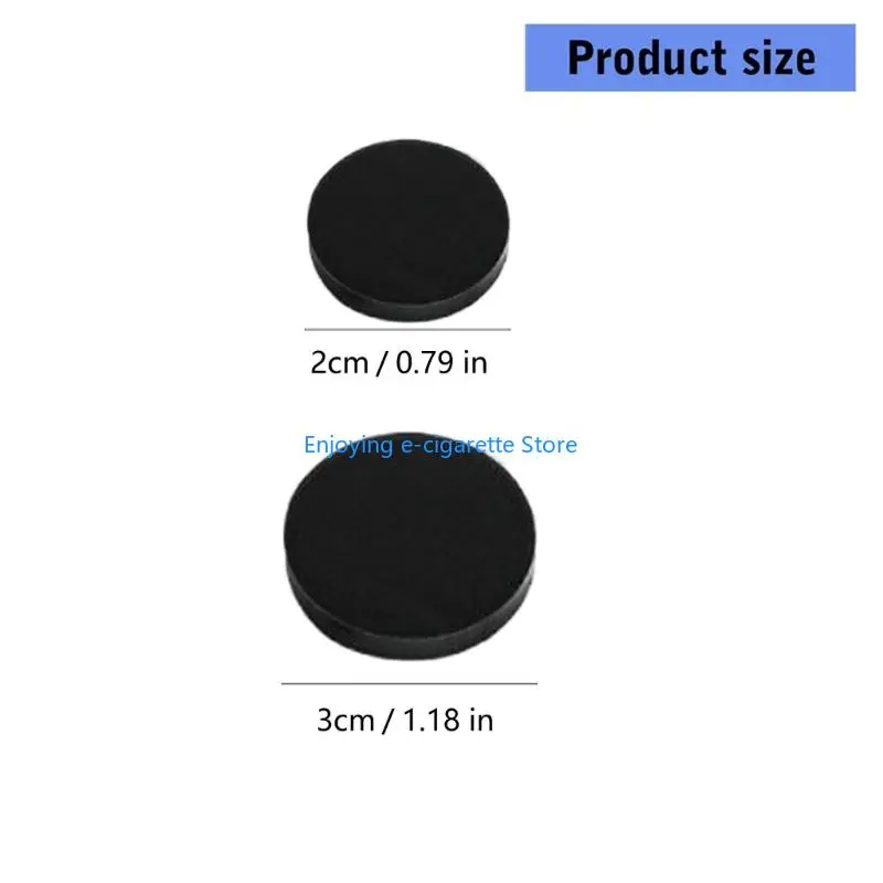 10 stücke Stoßdämpfung Fuß Pads 2/3 Durchmesser Runde Füße Pad für Maus Y4QF – Detail 6