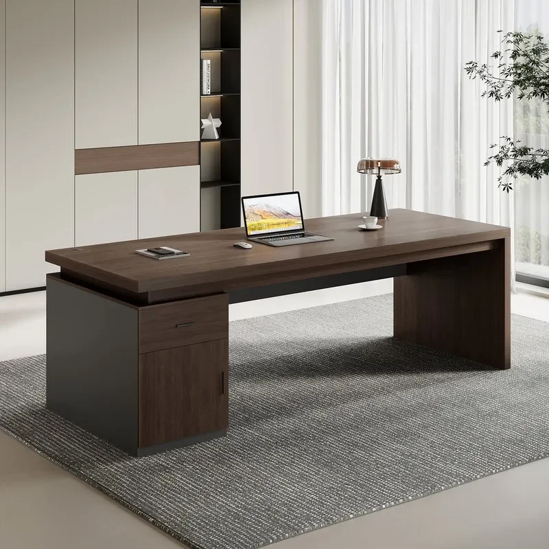 for Desk Boss Table Simple Modern Office Desk and Chair Set Complete Staff Desks Household Computer Desks