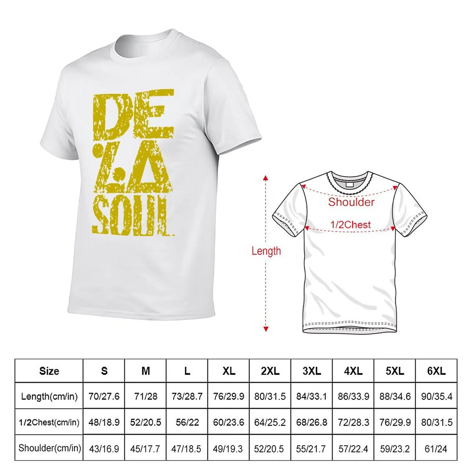 rétro D L Soul T-Shirt cotton tshirt 100% t shirts with prints T-Shirt