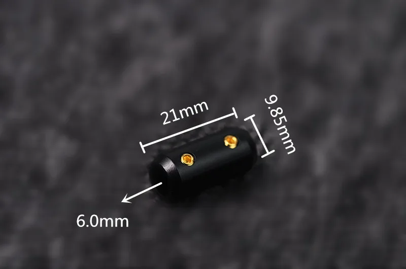 Anodized aluminum wire splitter headphone wire splitter slider 6MM hole splitter DIY accessories