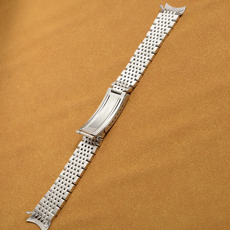 2024   New  18mm 20mm Bead of Rice Solid Stainless Steel Watch Strap Bracelet band