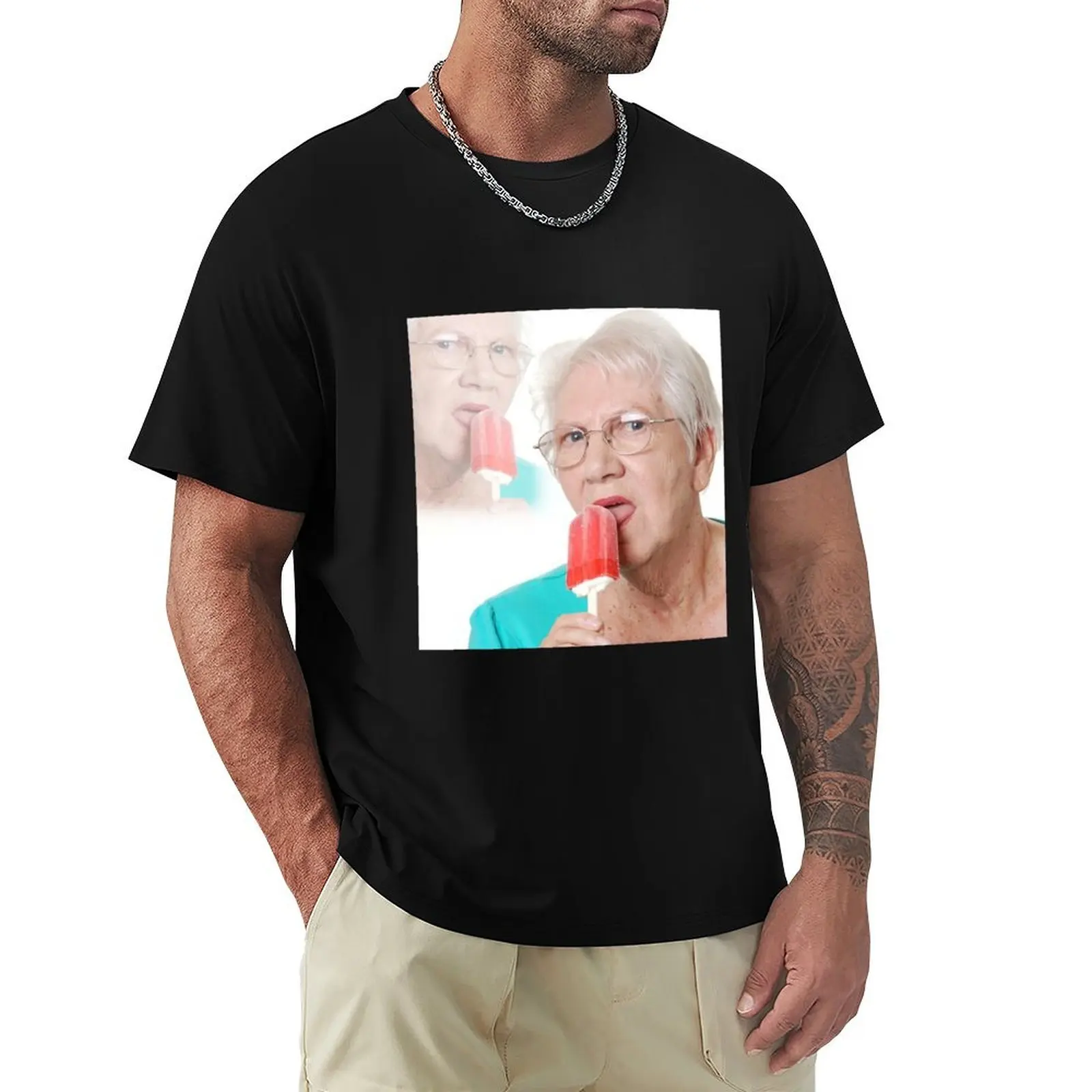 Grandma wants an ice cream lolly T-Shirt affliction shirts plus sizes for a boy new gifts and t-shirts vintage t shirt men