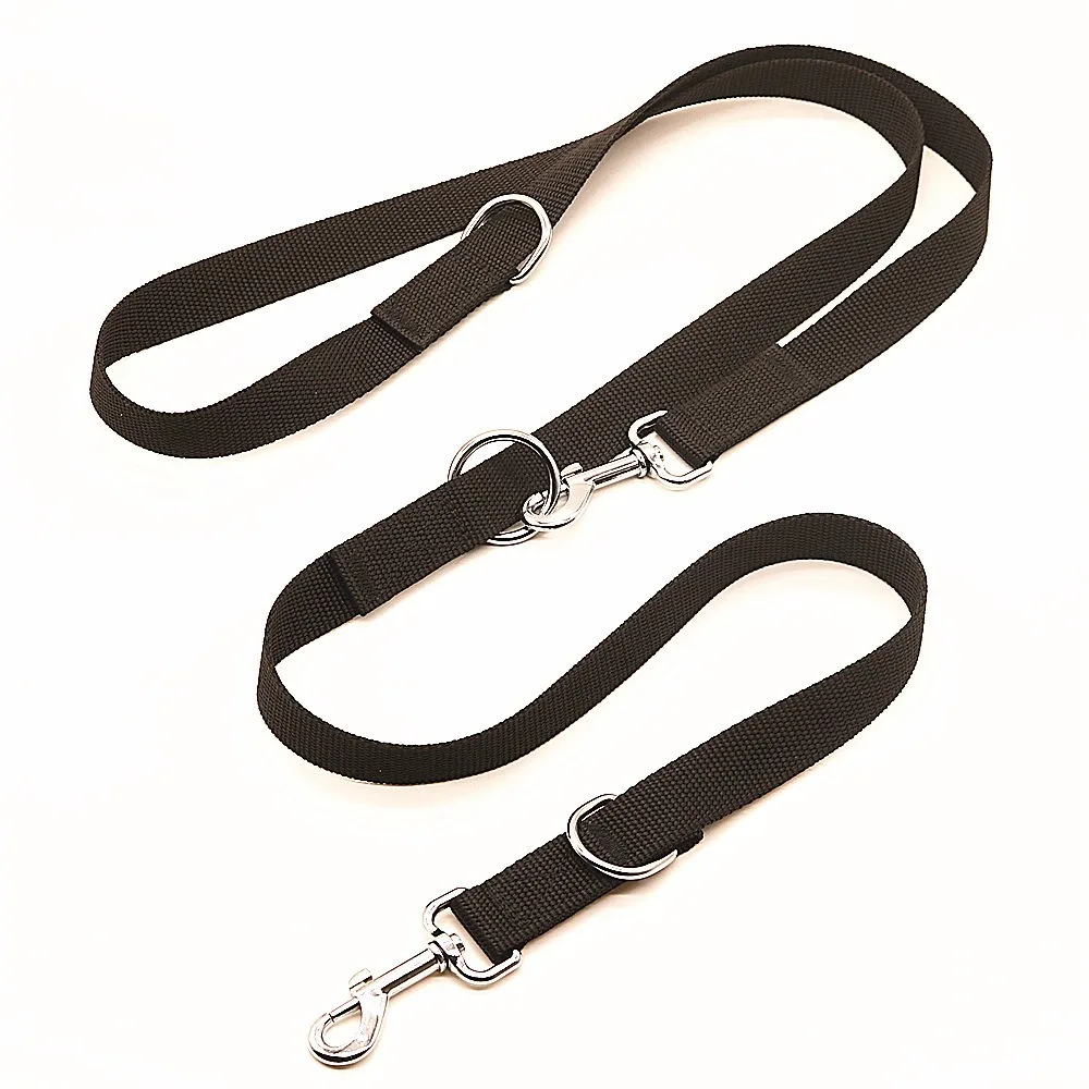 Adjustable Dogs Walking Training Lead 2.5M Police Style Control Dog Lead Leash Dog Chain Dog Leashes Safety Pet Leashes