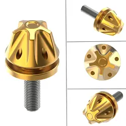 Gold Rear Fender Seat Screw Bolt For Harley Softail Street Bob Low Rider ST