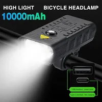 Bright Bicycle Light LED Front USB Rechargeable Mountain Bike Lamp Bright Bike Headlight MTB Flashlight Cycling Scooter