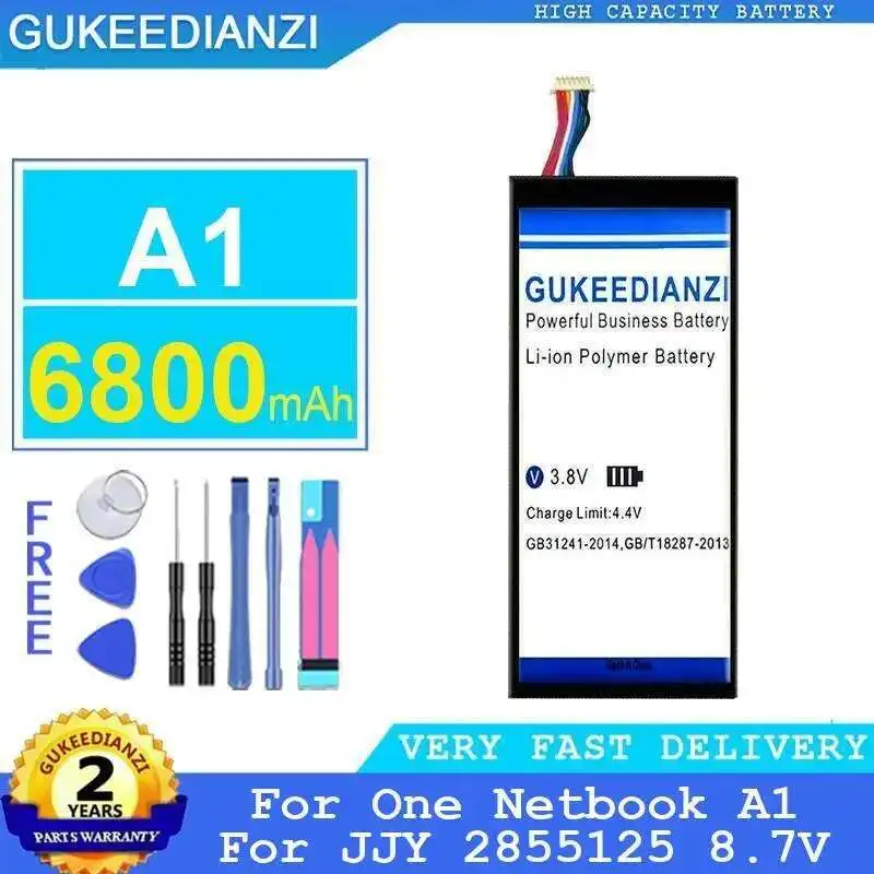 

For One Netbook A1 Jjy 2855125 8.7V Durable 6800Mah Notebook Battery