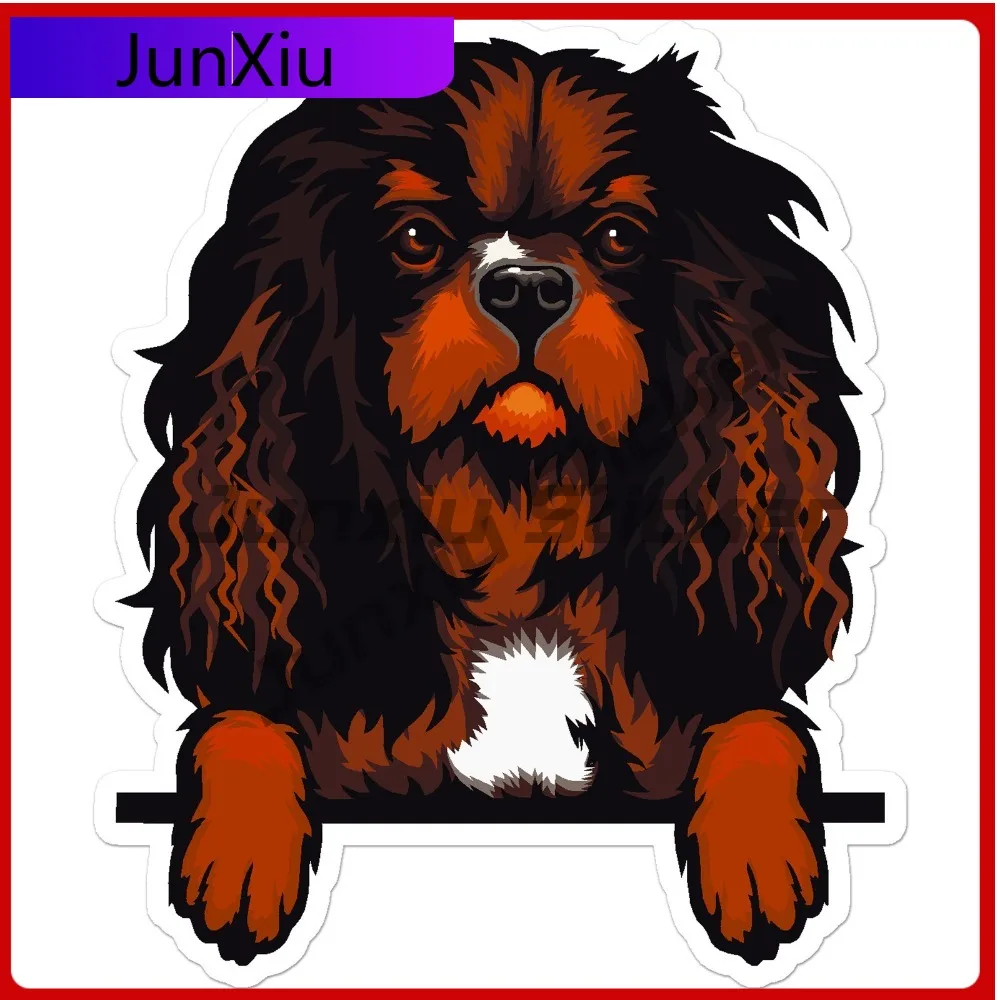 

Cavalier King Charles New Best Gift Waterproof Modern Laptop Decal Sticker Vinyl Car Window Bumper Auto Exterior Decor