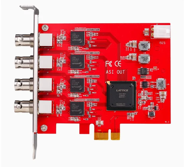 For TBS690B Four-way DVB ASI output transmission PCIe card transmitter card