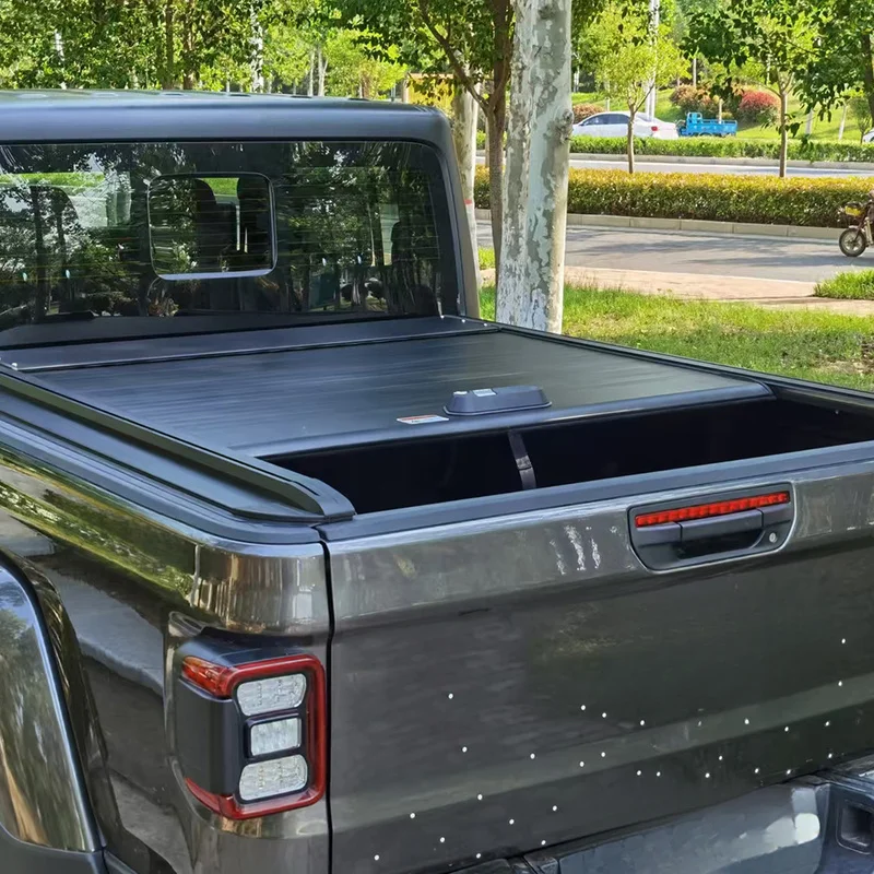 High Quality 4x4 Offroad Roll Up Foldable Tonneau Cover Pickup Gladiator 2025