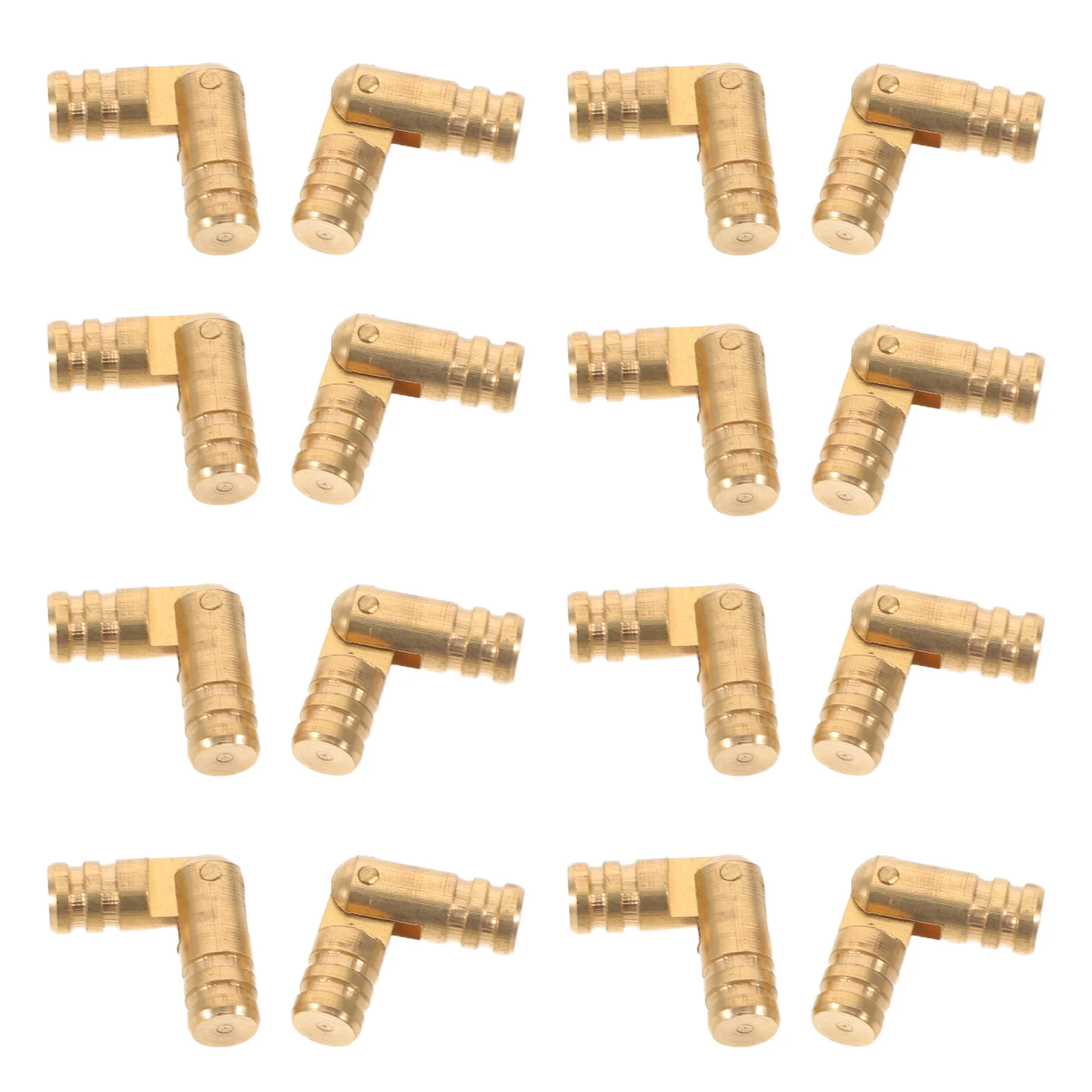 

30pcs Jewelry Box Hinges 5X22Mm Copper Cylindrical Concealed Hinges For Wooden Craft Boxes Cabinet Diy Projects Furniture