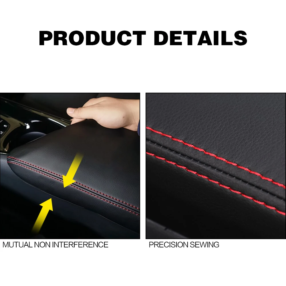 1PCS For Toyota C-HR CHR C HR 2016 2017 2018 2019 2020 2021 2022 2023 Car Armrests Box Cover Decoration Interior Accessories