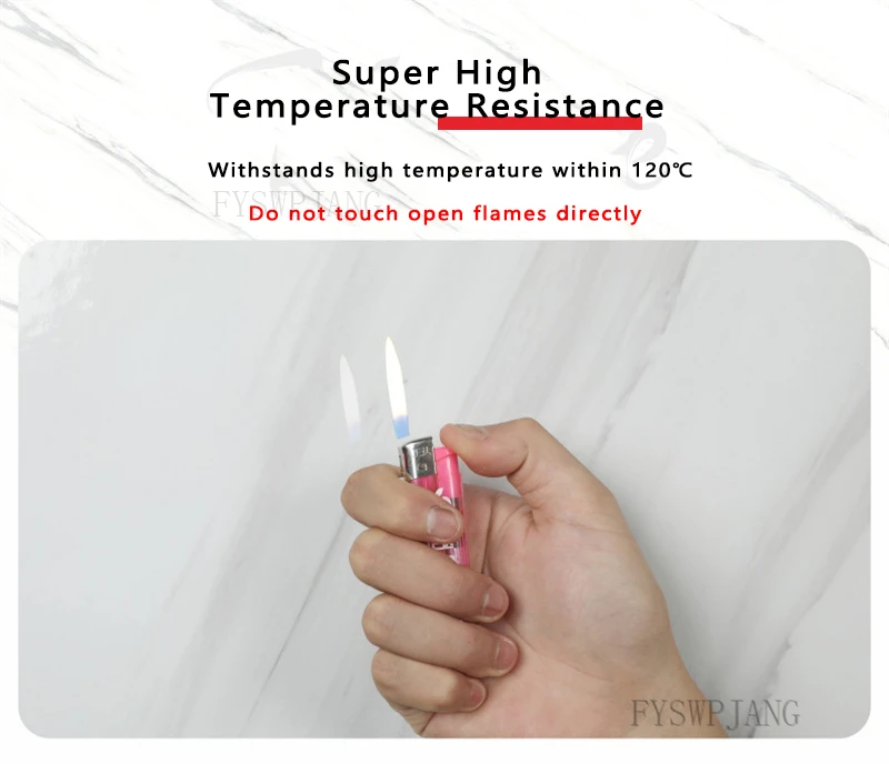 40cm Width Marble Self Adhesive Wallpaper Vinyl Wall Stickers Waterproof Contact Paper For Kitchen Decorative Film Home Decor